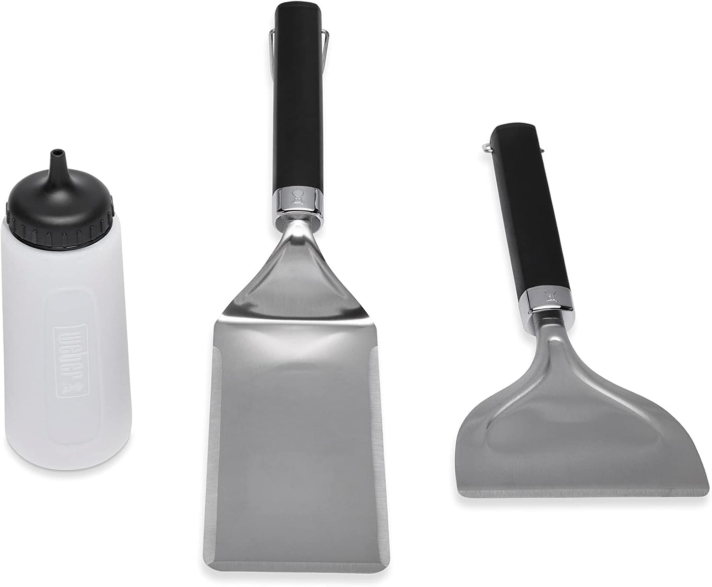 Set 3 Pzas Herramientas Plancha Espátula Acero Inox