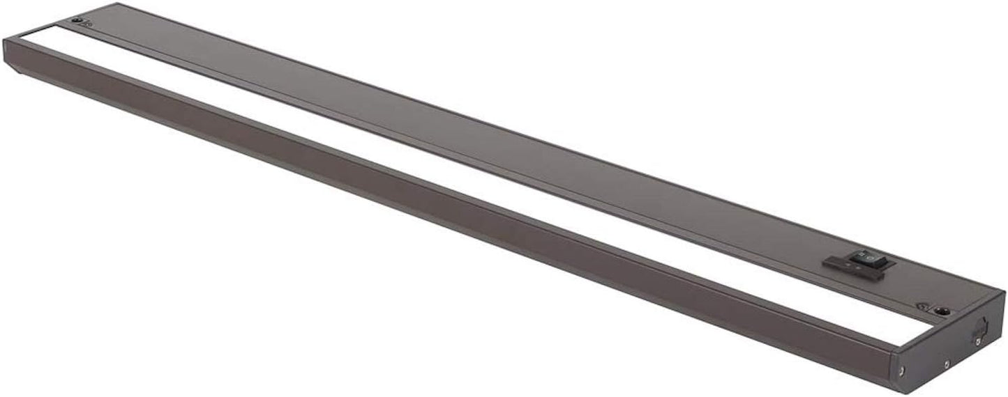 Iluminación LED bronce 24pulg para gabinete 3 colores