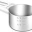 Taza medidora 3/4 tazas acero inox con cuchara