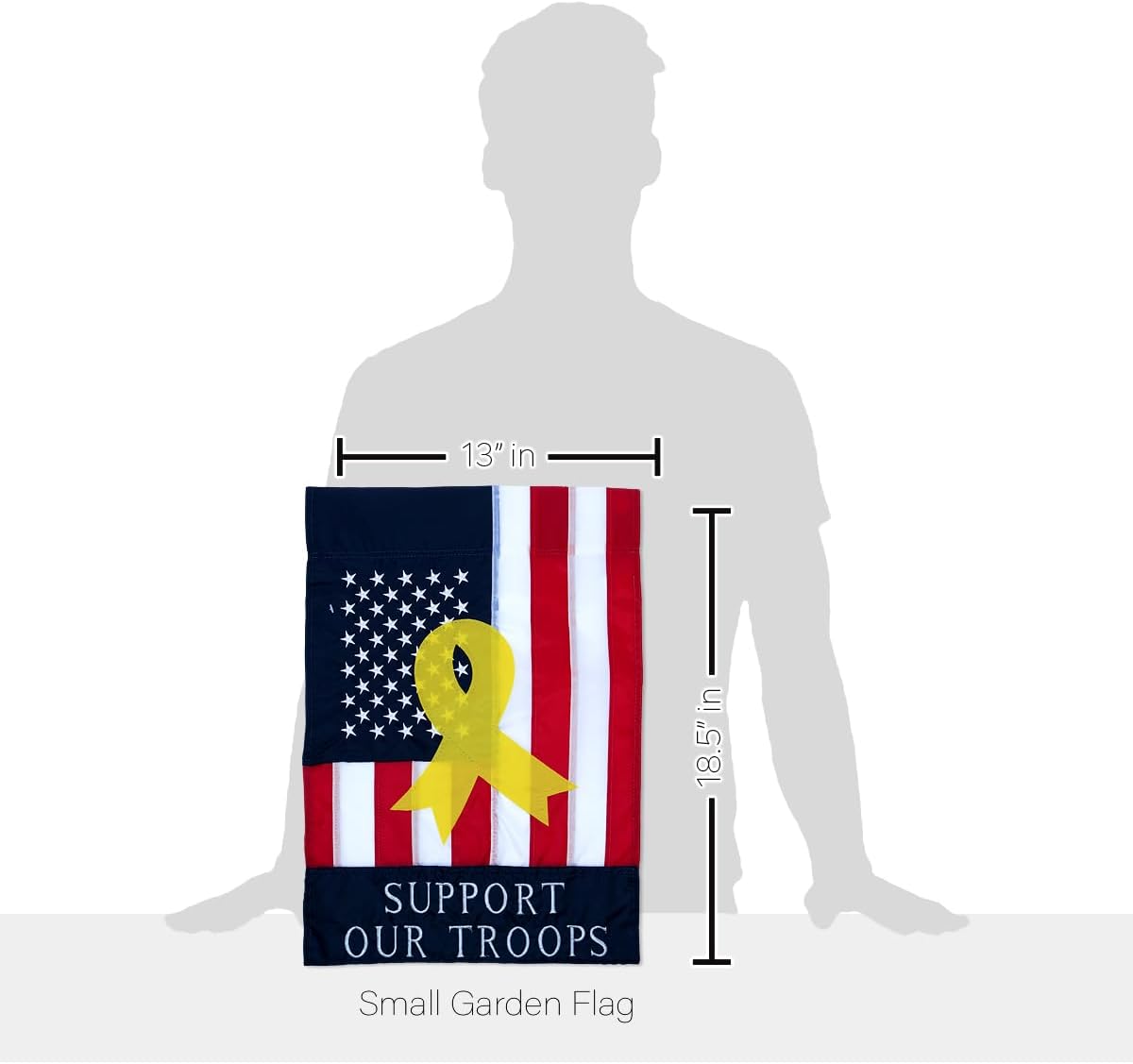 Bandera jardín honra veteranos USA Servicio Militar