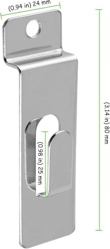 100 Ganchos Metal Rejilla para Cuadros y Pared