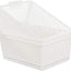 Set 3 cestas plástico blanco organizar