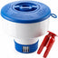 Flotador cloro 7" abrazadera ajustable piscina