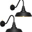Luz granero cuello ganso 15pulg exterior pack 2