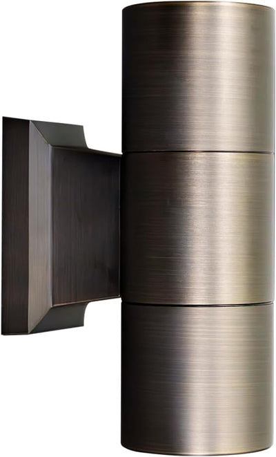 Aplique exterior bronce 12V luz Lanai para paisaje