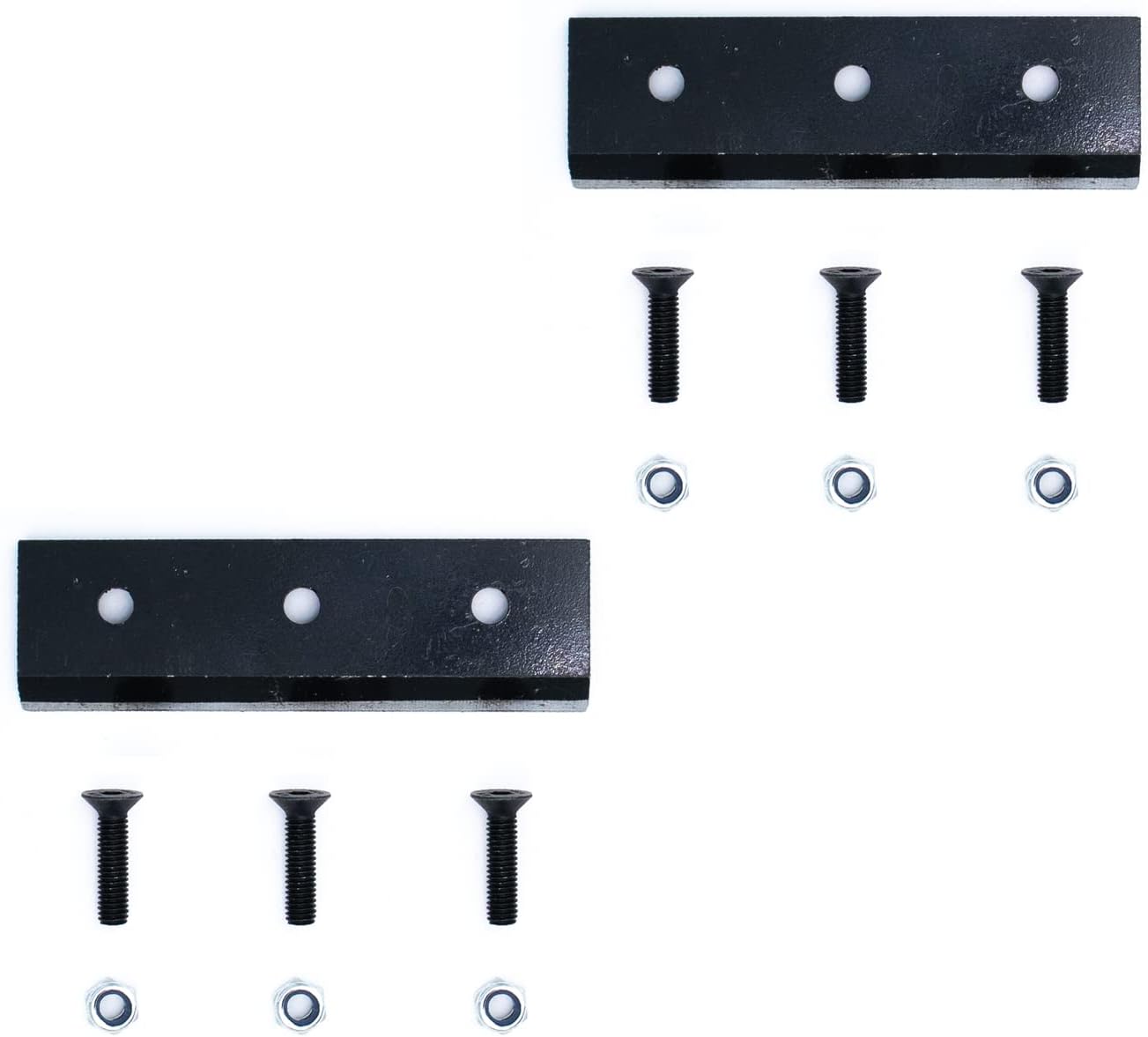 Cuchilla astilladora reemplazo Troy Bilt acero forjado set 2