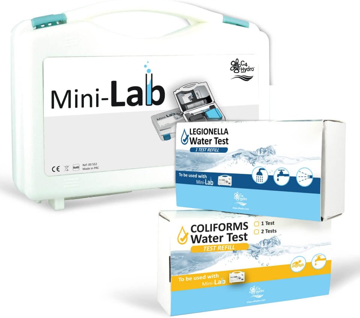 Kit prueba agua legionella y coliformes incluye E. coli