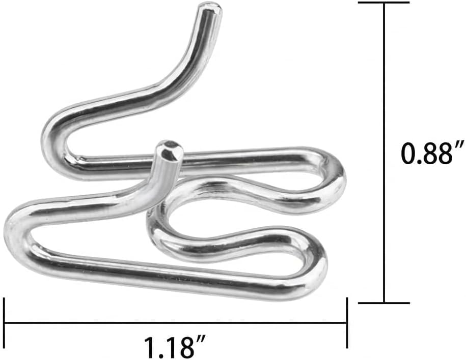 8 Eslabones Adicionales Acero Inox Plata para Collar Entrenamiento