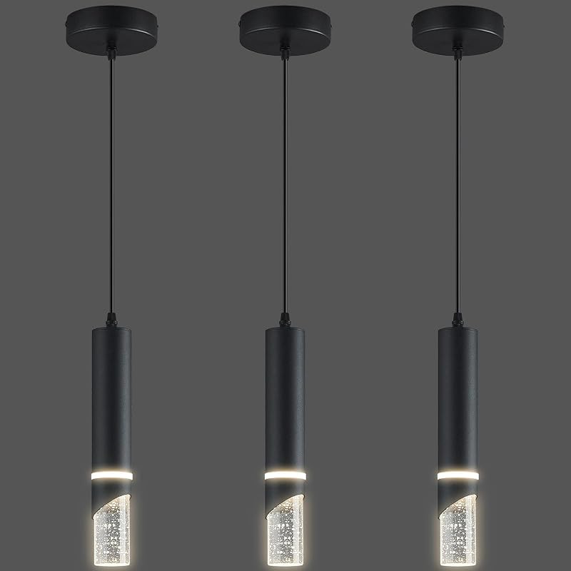 Lámpara colgante LED regulable para cocina y sala 6W pack 3