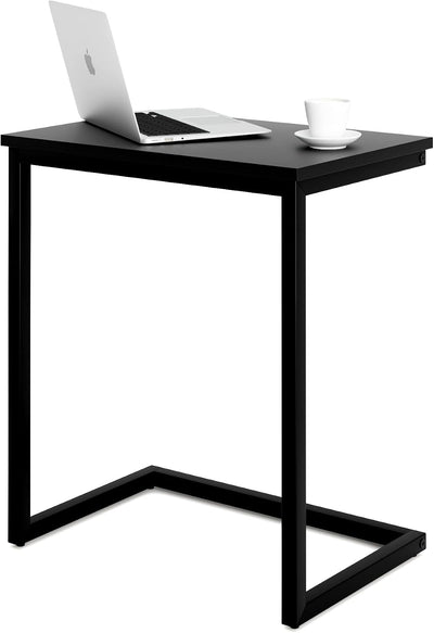 Mesa auxiliar sofá madera bandeja café soporte laptop 22x14x27pulg