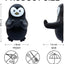 Soporte silicona afeitadora pingüino para ducha