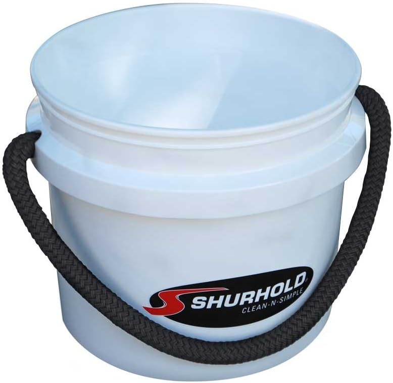 Cubo Blanco de Plástico 3.5gal para Almacenamiento en Cocina