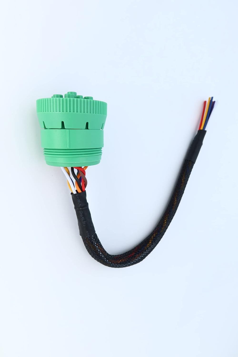 Cable Pigtail Verde 9P J1939 Macho a Pigtail 9Pin