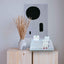 Soporte tarjetas pendiente vintage blanco para vender