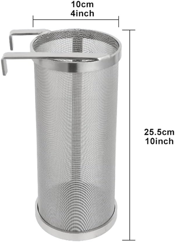 Colador araña 4x10pulg 300micrones para hervidor