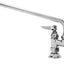 Grifo despensa doble montaje cubierta 4pulg cromo