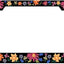 Marco matrícula aluminio flores botánicas universal coche