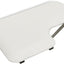 Asiento ducha forma L derecho ADA acolchado blanco