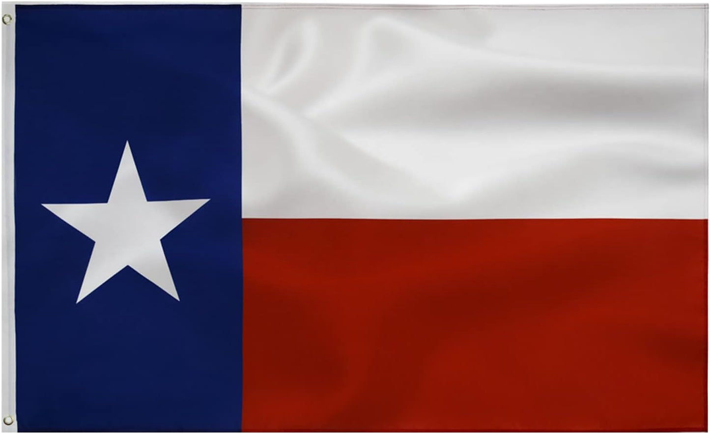 Bandera Texas 3x5ft poliéster doble costura ojales latón