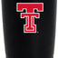Vaso acero inox doble pared 20oz tapa acrílica negro