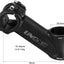 Manillar Bici MTB 35 Grados 70-110mm
