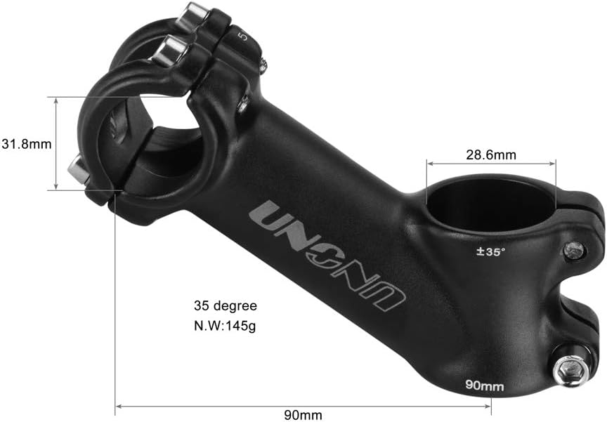 Manillar Bici MTB 35 Grados 70-110mm