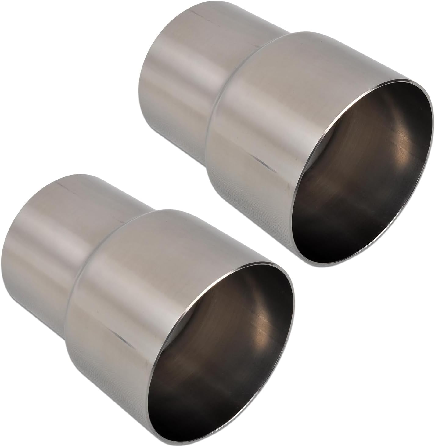 Adaptador tubo escape 2.5 a 3.0" acero inox 304
