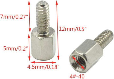 Separador pilares hexágono 40x57 galvanizado 100pzas
