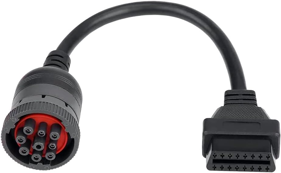 Adaptador OBD2 9Pin a 16Pin para camión diagnóstico