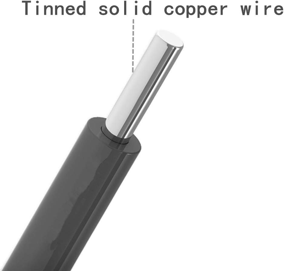 Kit 6 cables cobre estañado 20awg PVC para breadboard 8m