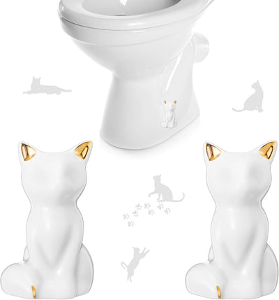 2 Pzas Tapas Perno Inodoro Cerámica Animales Decoración Baño