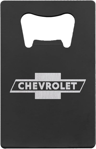 Abrebotellas para tarjetas de crédito Chevy de acero inoxidable