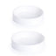 Platillo Plástico 6" Set 2 Blanco Mate