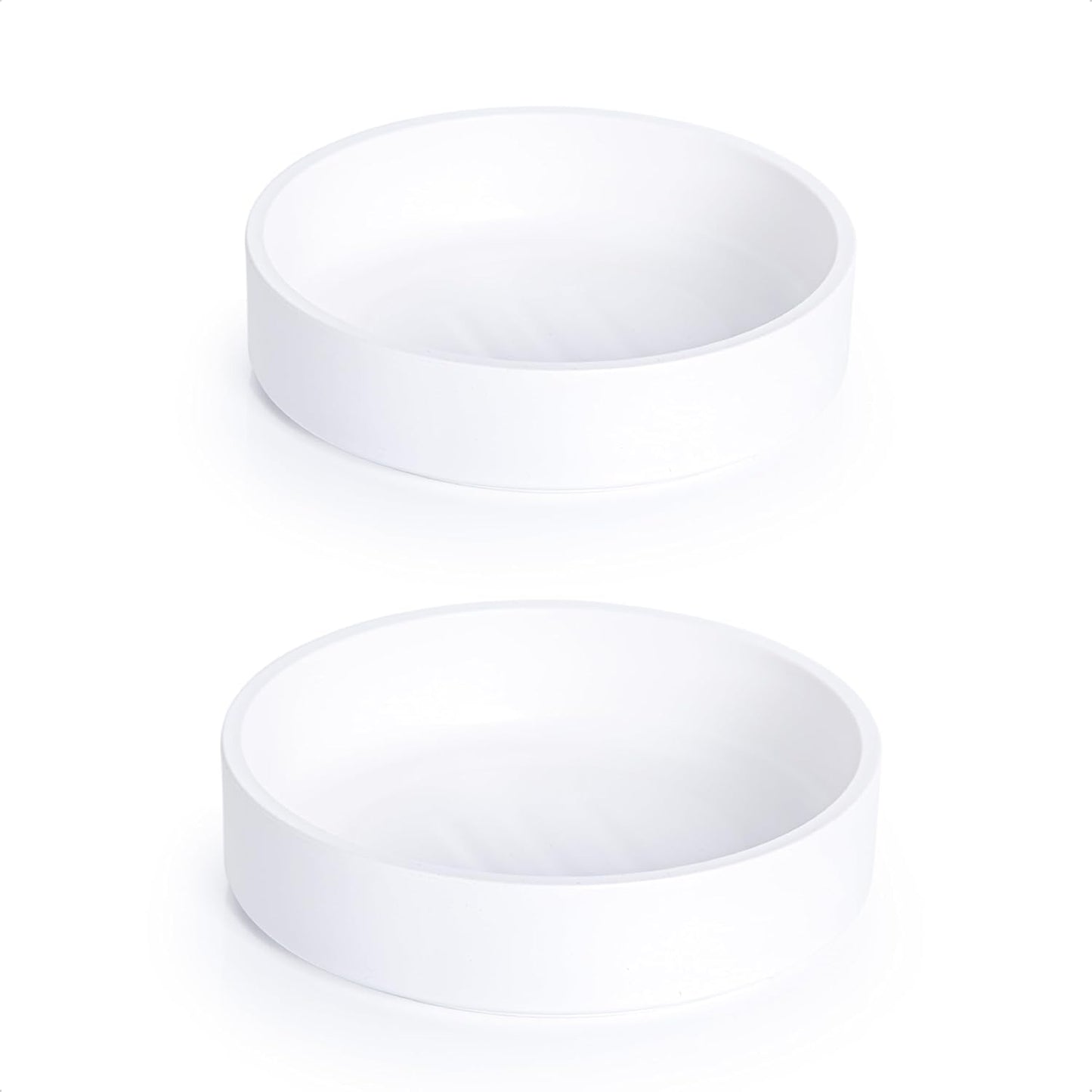 Platillo Plástico 6" Set 2 Blanco Mate