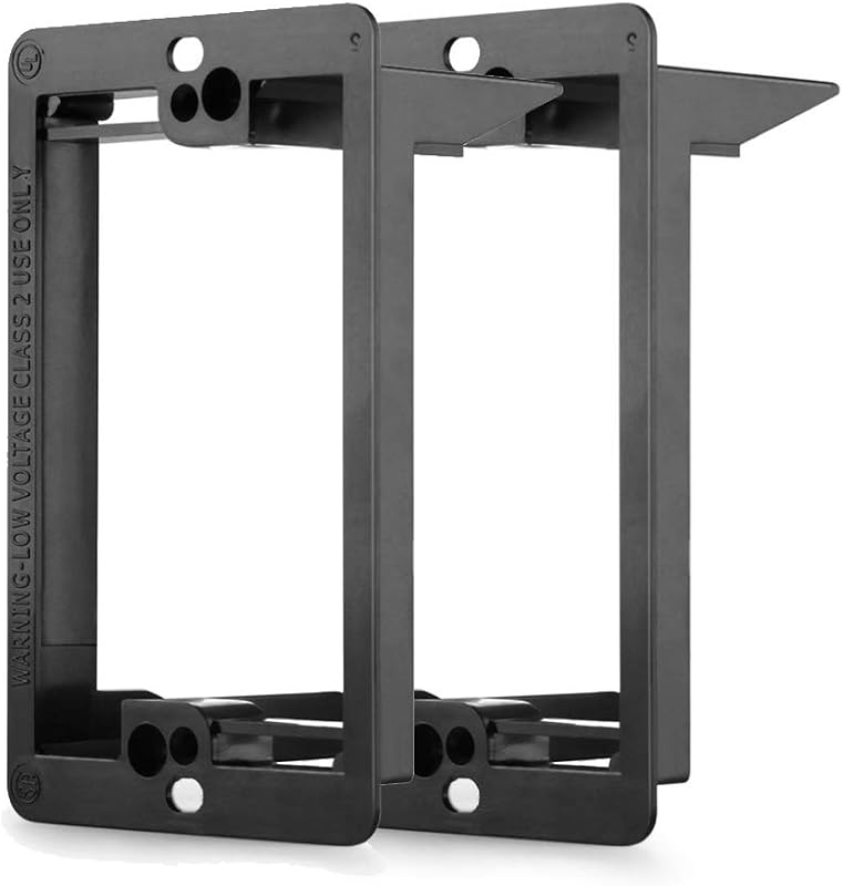 Soporte montaje bajo voltaje 1 banda pack 2 negro