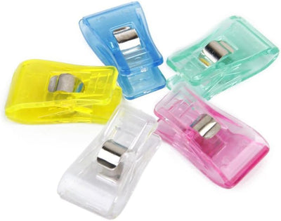 50 Clips Plástico para Coser Acolchados Ganchillo Tejer