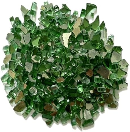 Vidrio reflectante chimenea 10lb verde