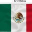 2 Banderas México 3x5ft Poliéster Ojales Latón