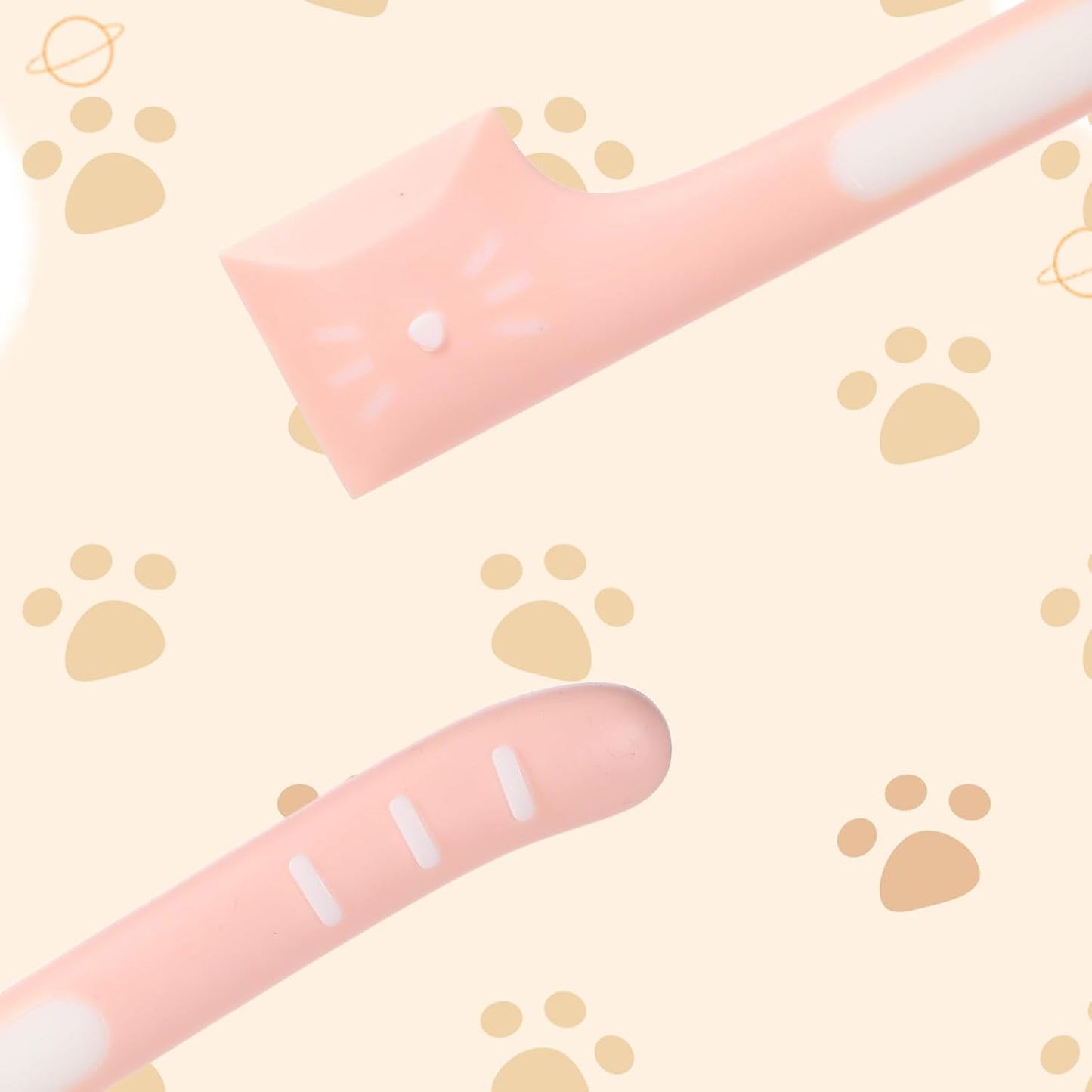 6 Pzas Cucharas Silicona para Mascotas con Espátula
