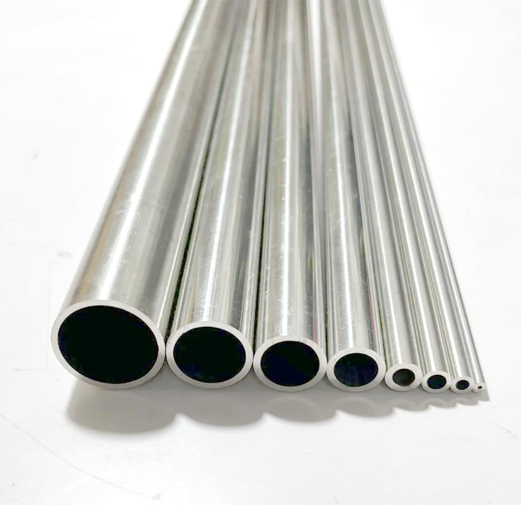 2 Tubos Acero Inox 1pulg 16pulg Largo Metal Redondo