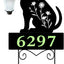 Estacas solares con perros farol decorativo para patio