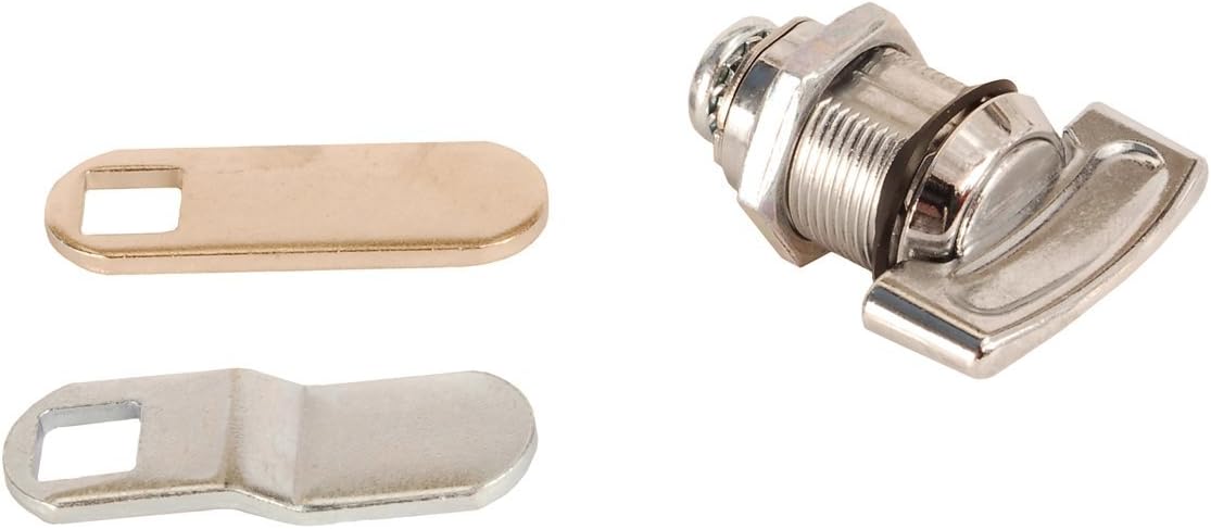 Cerradura compartimento giro pulgar resistente 1-1/8pulg beige