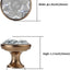 10 Manijas Cristal Gabinete Cocina Bronce