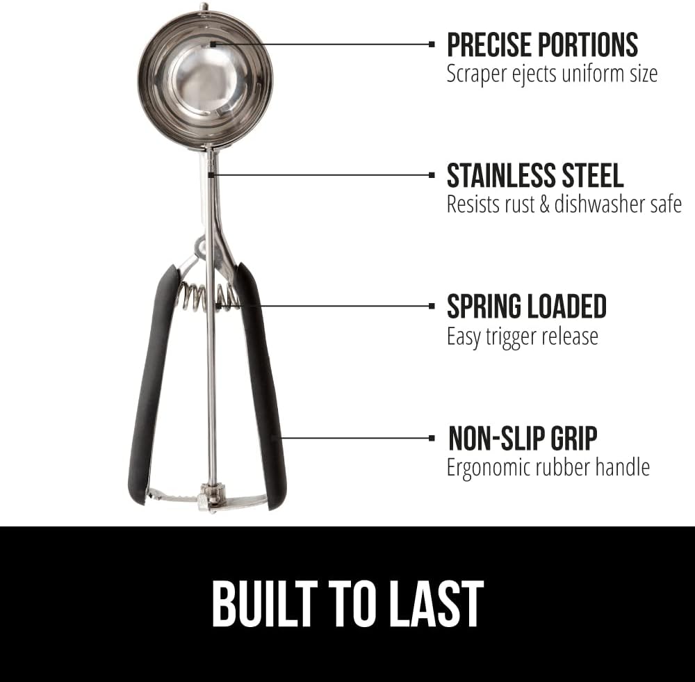 Cuchara para galletas acero inox sin BPA 3 cucharadas
