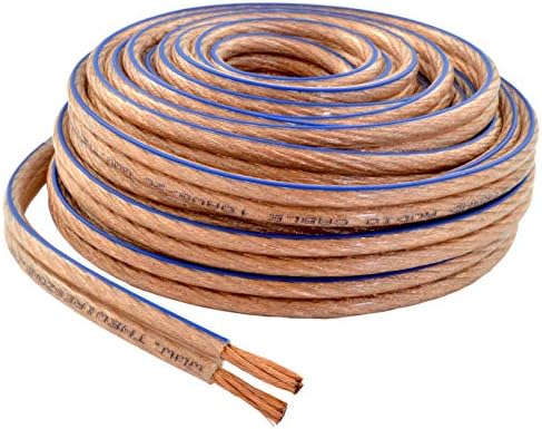 Cable transparente altavoz 10 AWG 10/2 50pies