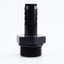 10 Adaptadores lengüeta 3/8" manguera aluminio negro