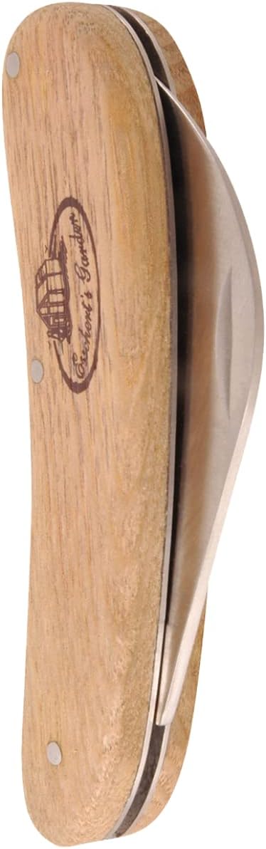 Cuchillo de Podar con Hoja de Acero Inox para Jardín