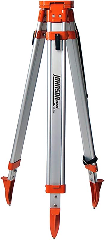 Trípode aluminio 5/8" 11 hilos 4-5 ft plata/naranja