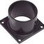 Base pilar linterna exterior color negro