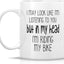 Taza cerámica 11oz ciclista motivacional regalo inspirador